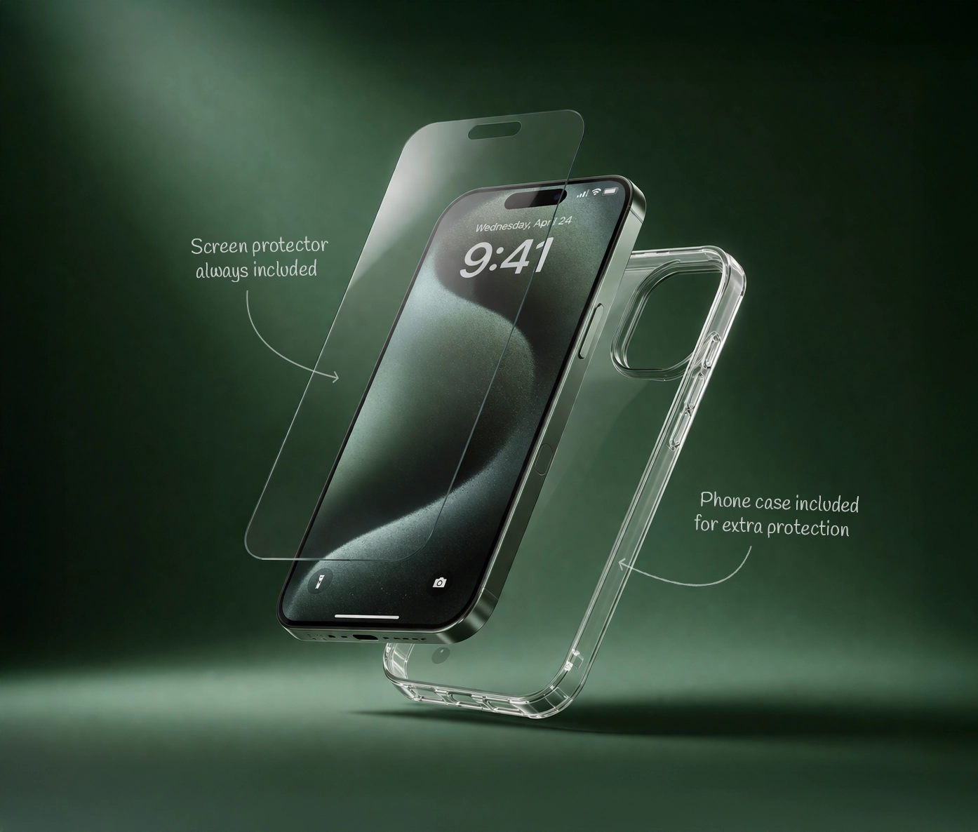 Subscribe to a phone with Flex — case and screen protector included